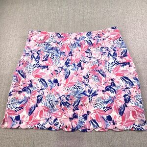 Stella Parker Golf Collection Skort Women's XL Scalloped Edge‎ Pink Tennis